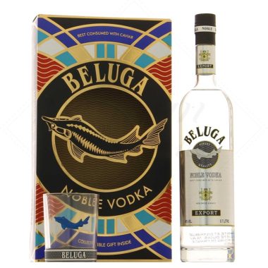 BELUGA NOBLE VODKA 0,7L 40° COFFRET +VERRE