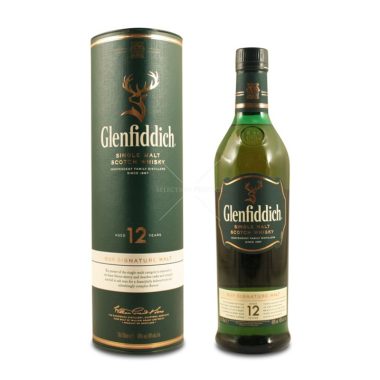 GLENFIDDICH 12Y WHISKY 0,7L 40° + GB